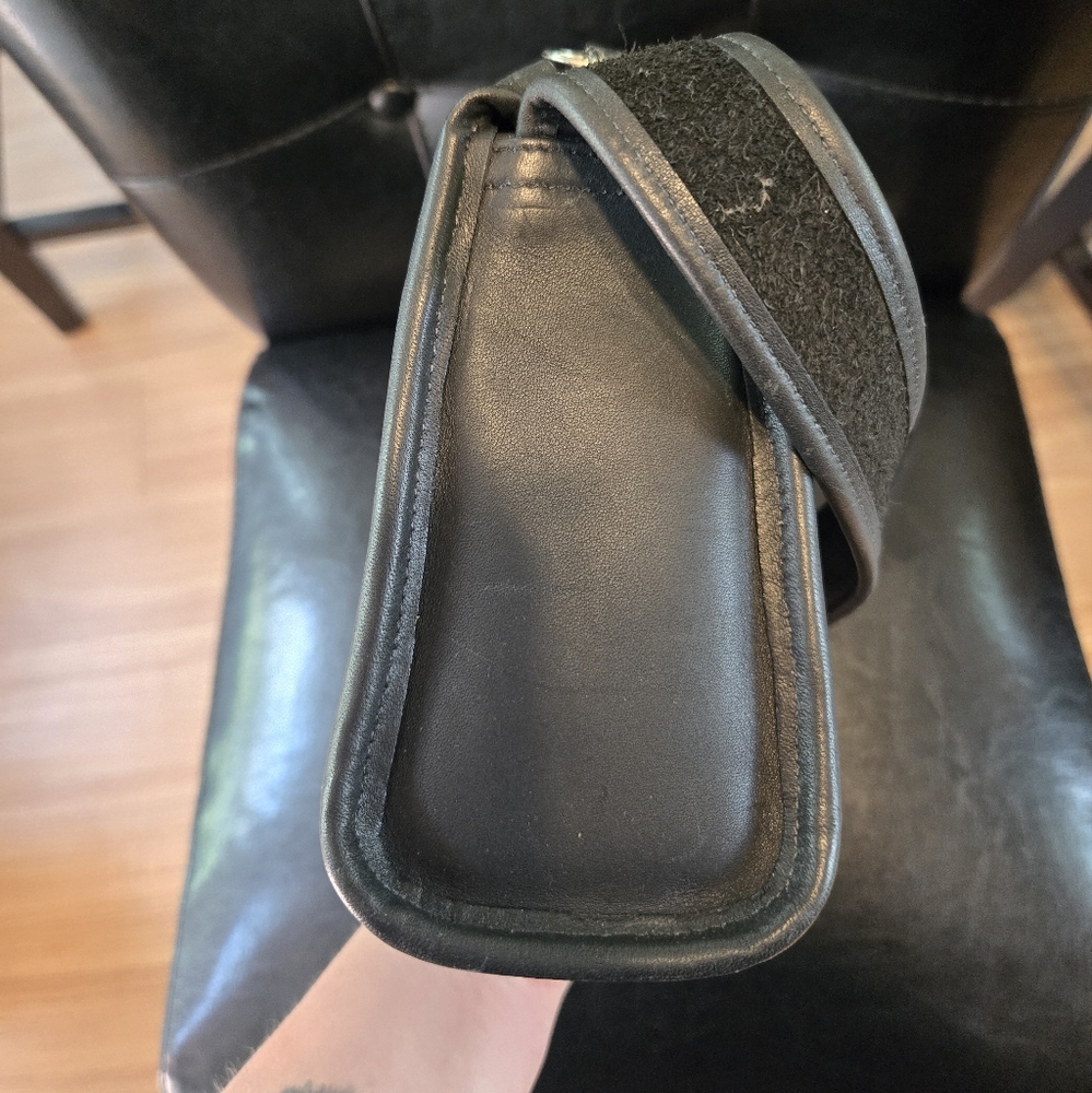 Vintage Coach Black Leather Bag No. A9P- 9057 - Picture 6 of 10